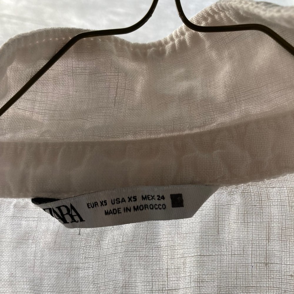 Zara linen button down - Picture 2 of 4